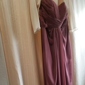 David's Bridal long gown